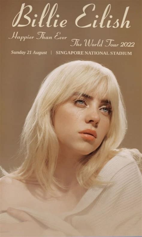 Billie Eilish Cat 1 Standing Tickets Tickets And Vouchers Event Tickets