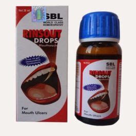 Buy Online SBL Rinsout Drops Mouthwash For Mouth Ulcers Best Quality