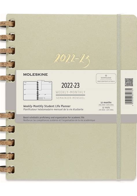 Kalendarz Moleskine 2022 2023 Akademicki Od Lipca Do Czerwca Rozmiar