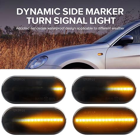 St Ck Auto Seite Marker Licht Dynamische Led Blinker Fender Lichter