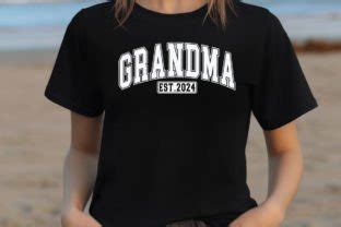 Grandma Est 2024 SVG Varsity PNG Design Graphic By TBA Digital Files