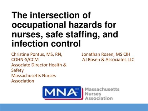 PPT The Intersection Of Occupational Hazards For Nurses Safe