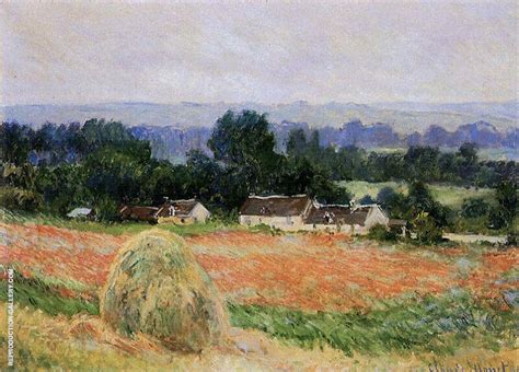 Haystacks at Giverny 1886 by Claude Monet | Oil Painting Reproduction