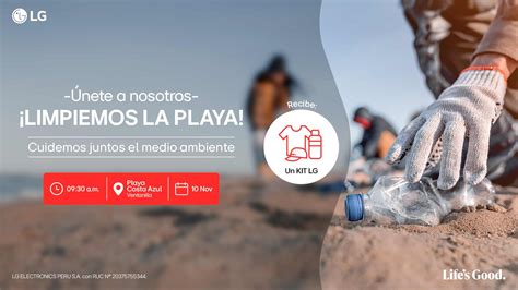 LG Perú Voluntarios y colaboradores se unen para recoger 3 toneladas