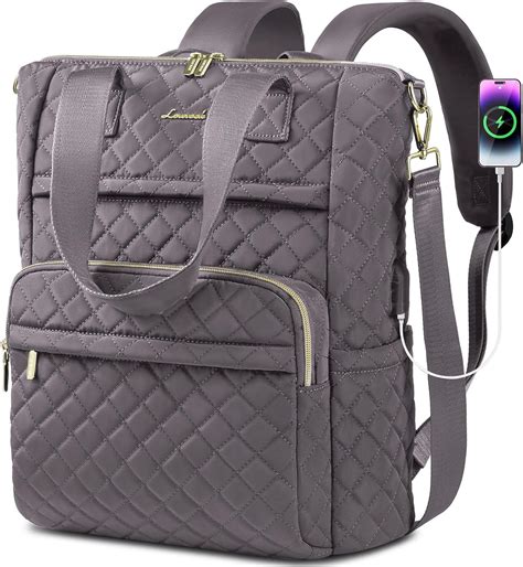 Amazon Lovevook Laptop Backpack For Women Inch Diamond Quilted