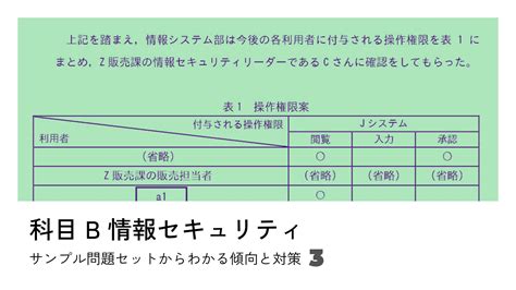 Coverexambsec 基本情報技術者試験 受験ナビ｜科目a・科目b対策から過去問解説まで 250本以上の記事を掲載