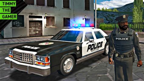 Classic Muscle Police Car City Patrol Police Sim Ovilex Android