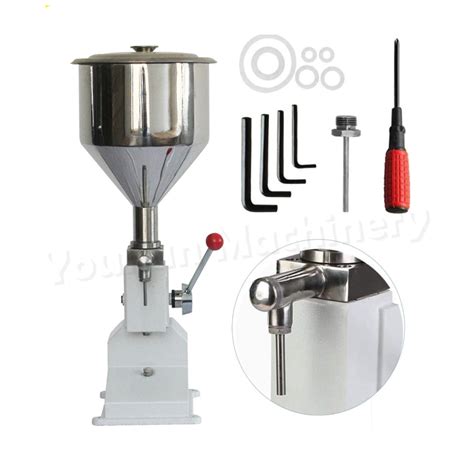 A Manual Hand Pressure Ml Stainless Paste Dispensing Liquid