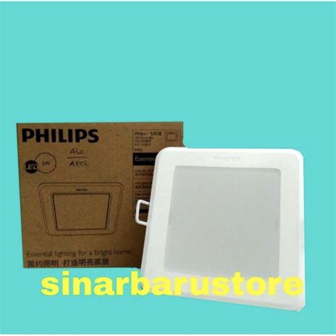 Jual Lampu Downlight Led 5w Philips Kotak Shopee Indonesia