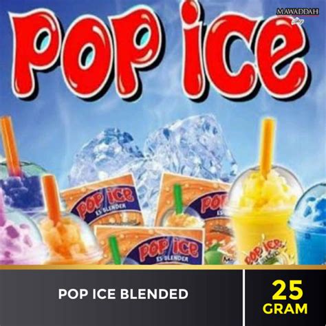 Pop Ice Blender 25 Gram Asli 🇮🇩 Lazada