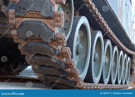 Tank Tracks Stock Image Image Of Fighting Wheels Tank 180747