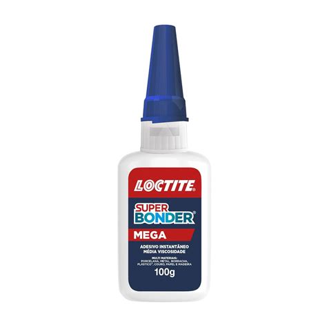 Loctite Super Bonder Mega 100g Cola Instantânea para Reparos de Alta