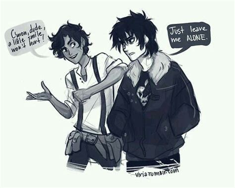 Leo Valdez And Nico Di Angelo Fanart By Viria Percy Jackson Fan Art