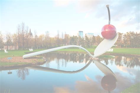 The Spoonbridge And Cherry At The Minneapolis Sculpture Garden ...