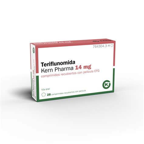 Teriflunomida Kern Pharma Mg Comprimidos Recubiertos Con Pel Cula Efg