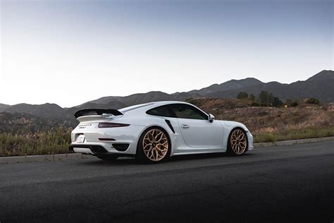 2015 Pure White Porsche 911 Turbo S - Pacific German