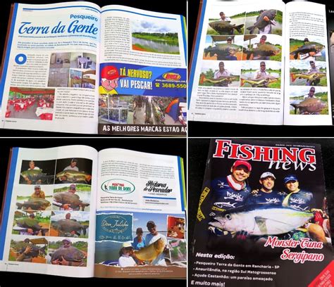 Mat Ria Na Revista Fishing News Pesqueiro Terra Da Gente