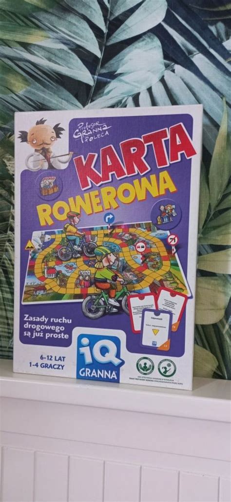 Granna Karta Rowerowa Granna Gra Planszowa Karta Rowerowa Gra Egzamin