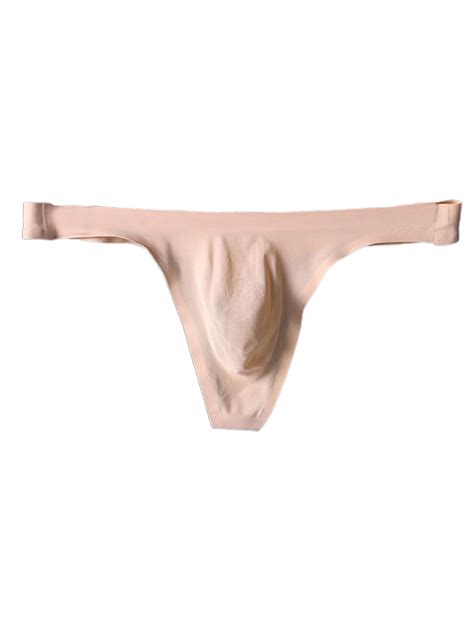 KAMAMEN Men S T Back G String Briefs Thongs Bikini Sexy Elastic Underwear Nude 2XL Walmart