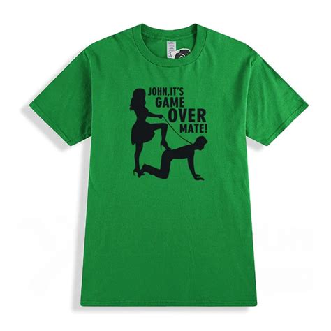 Its Game Over Personalised Custom Stag Do T Shirt Top Quality 16colors