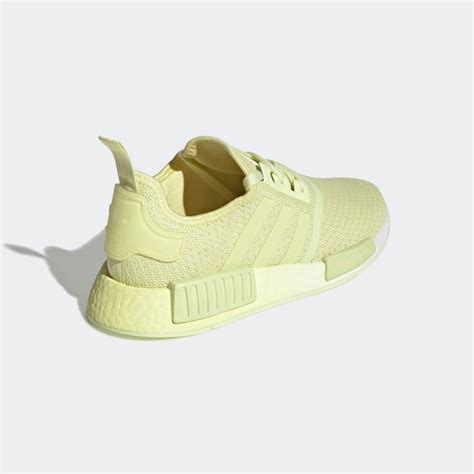 Swarovski Women S Adidas Nmd R1 Neon Yellow Sneakers Etsy