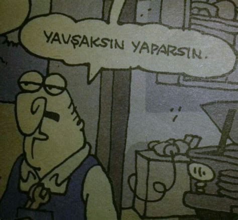 Yaparsın sen Karikatür Komik Komik alıntılar