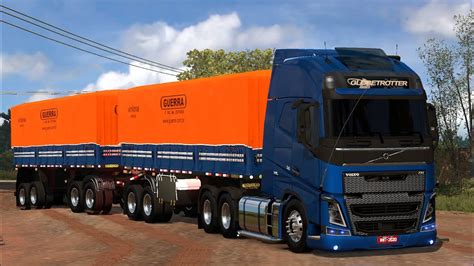 Volvo Fh Top Class No Rodotrem Eixos Conjunto Qualificado Botando