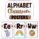 Neutral Boho Alphabet Poster Editable Alphabet Poster By