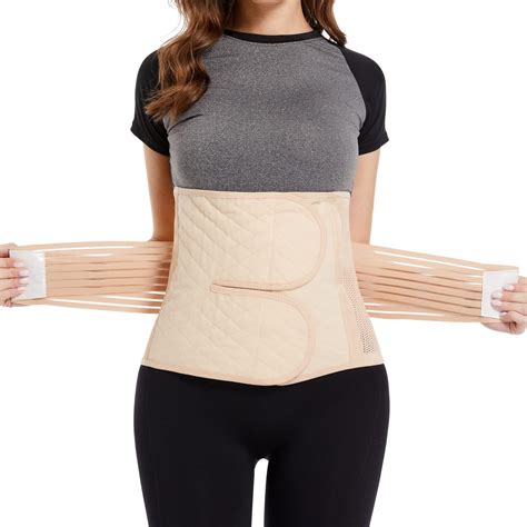 Moolida Abdominal Binder Post Surgery Postpartum Belly Band Belly Wrap Hernia Belt