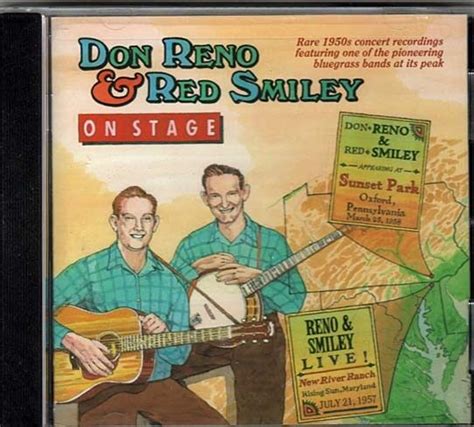 On Stage ~ Don Reno And Red Smiley ~ Bluegrass ~ Country ~ Cd ~ New