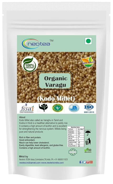 Amazon Neotea Organic Kodo Millet Varagu Kodra Arikelu