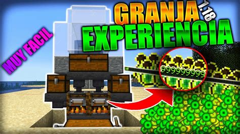 COMO HACER Una GRANJA De EXPERIENCIA MUY FACIL En MINECRAFT 1 18 YouTube