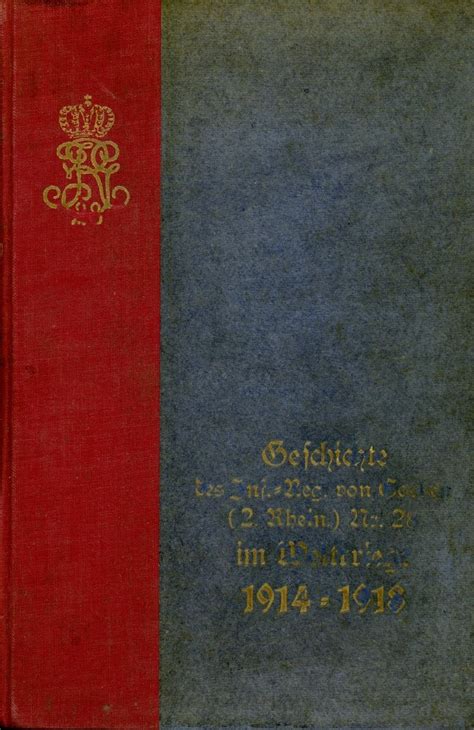 Geschichte Des Infanterie Regiments Von Goeben 2 Rheinisches Nr 28