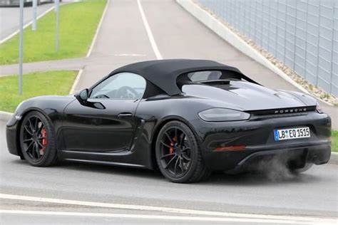 2019款保時捷718 Boxster Spyder諜照 每日頭條