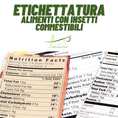 Etichettatura Alimenti Con Insetti Commestibili Alia Insect Farm