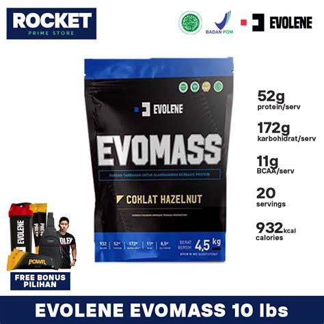 Jual Evo Mass Kg Evolene Susu Protein Evomass Lbs Lbs Evomas