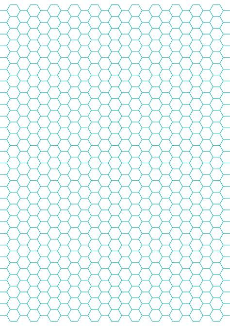 Printable Hex Grid