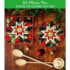 Applique Kit Discover 39 Folded Star Ideas Hot Pads Colorful Quilts And More