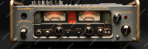 Detailed Closeup Of A High Performance Cb Linear Amplifier Reflecting