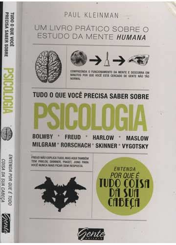 Sebo Do Messias Livro Tudo O Que Você Precisa Saber Sobre Psicologia