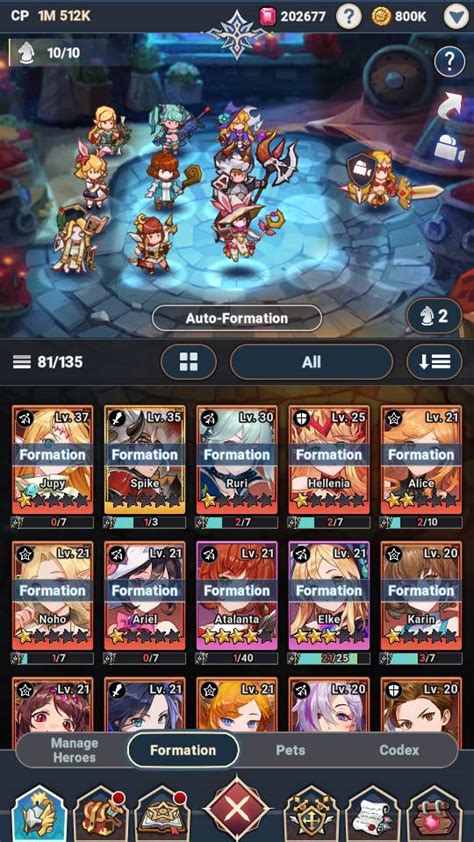 Formation To Get Stage 321 And Tips As F2P Seven Knights Idle Adventure