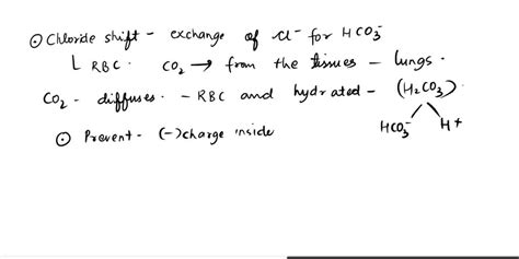 SOLVED The Chloride Shift Refers To The Select One A Exchange Of