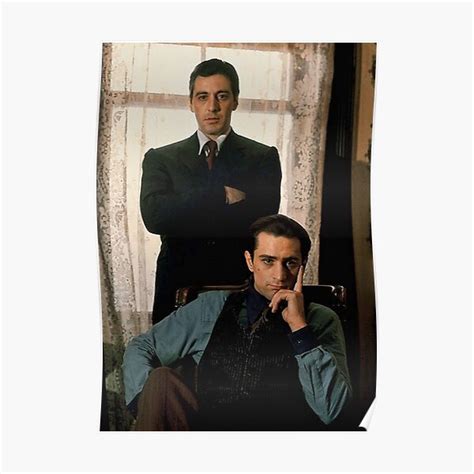 "The Godfather - Al Pacino, Robert De Niro" Poster for Sale by B-Group ...