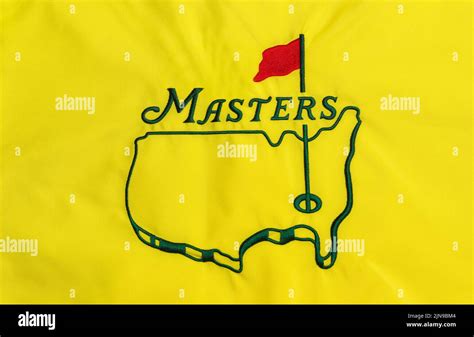 Us Masters Golf Flag Stock Photo Alamy