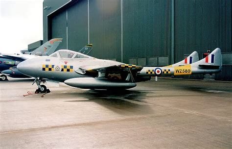 De Havilland Dh Vampire Trainer T G Dhzz Wz