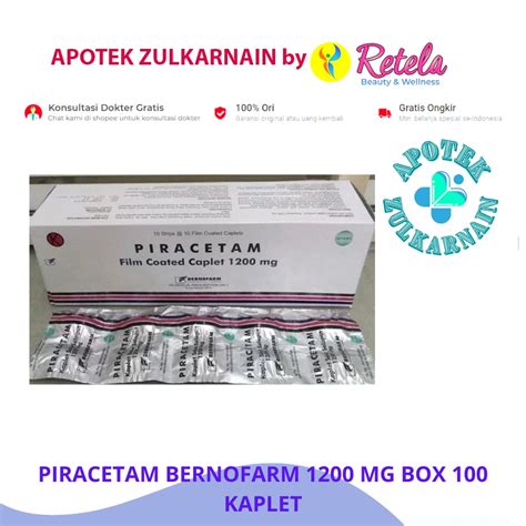 Jual Piracetam Mg Tab S Shopee Indonesia