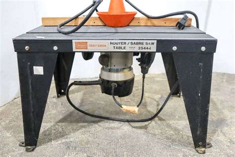 Sears Craftsman Router Sabre Saw Table Made In Usa Model 25444