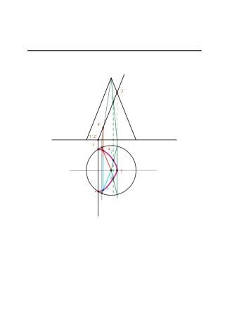 Ejercicio Cono Seccion Plano Proyectante Parabola