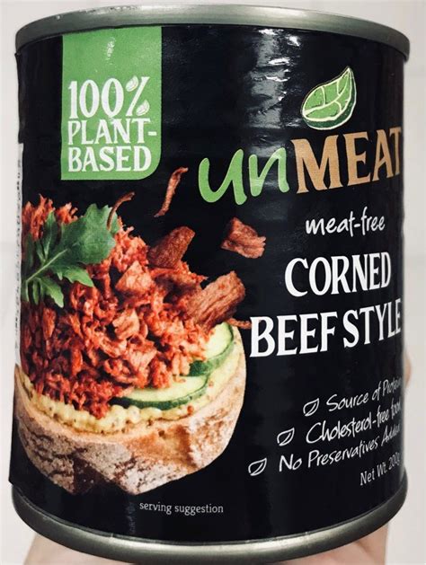 Unmeat Meat Free Corned Beef Style 200g 100 Plant Based Food And Drinks