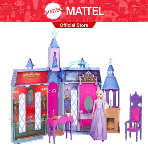 Disney Frozen Elsas Arendelle Castle With Posable Elsa Fashion Doll And Accessories Playset Toy